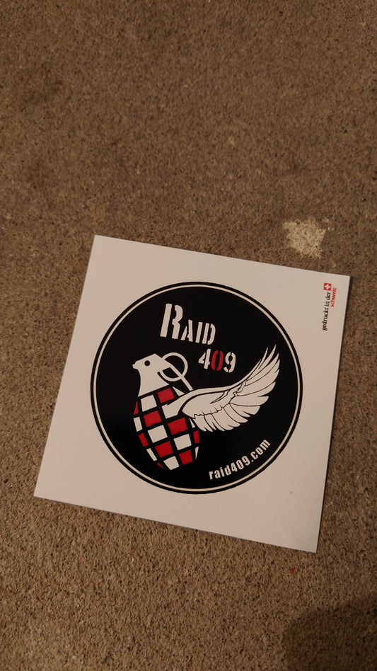 Official Raid 409 Sticker